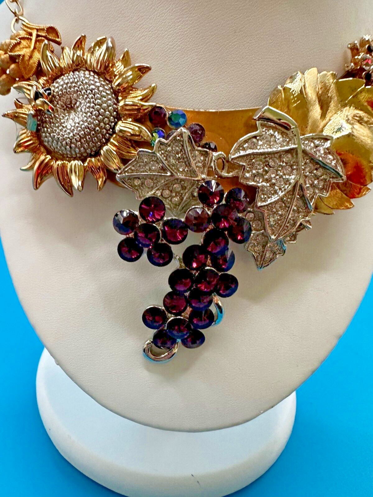 Kelley Hollis Necklace Vtg Restored Piece to Modern Style One Of A Kind Handmade
