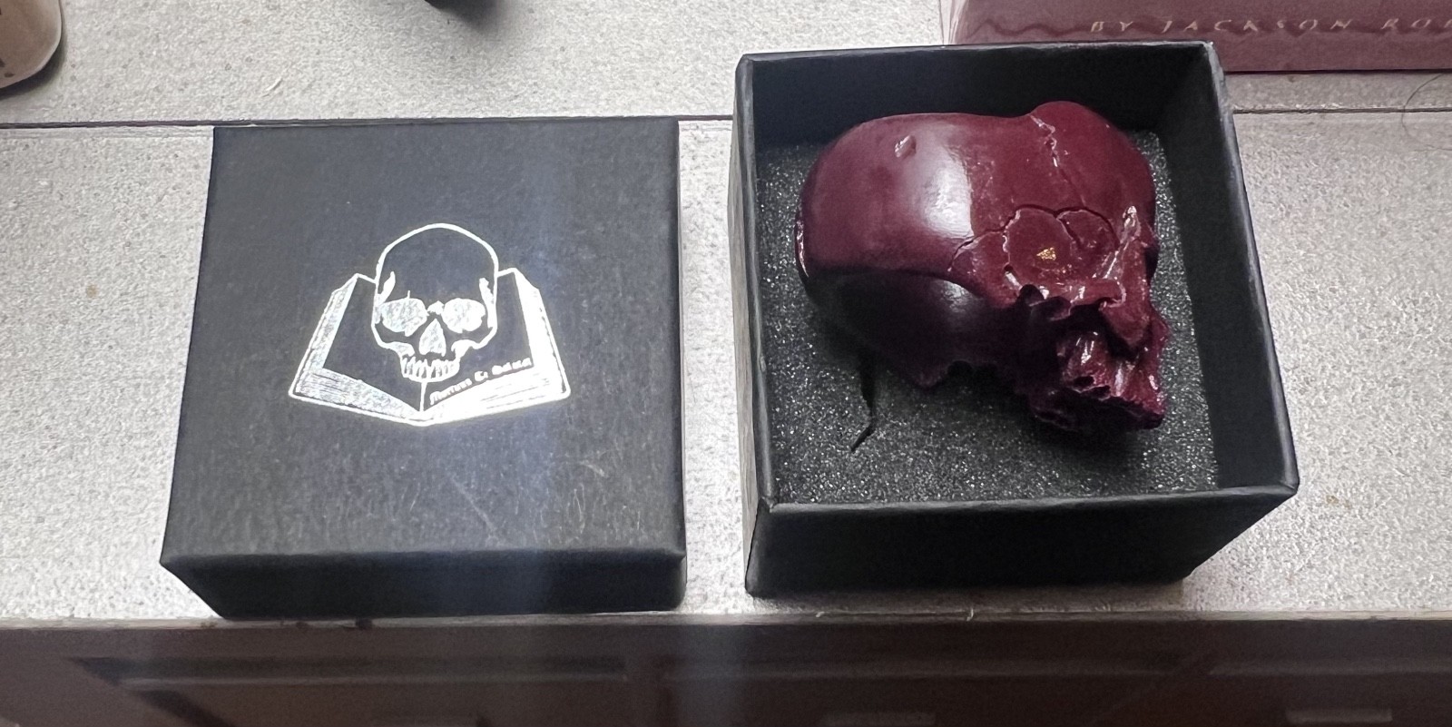BNIB Ossua et Acroamata Memento Mori War Skull Ring Size 9.5. Great deal!
