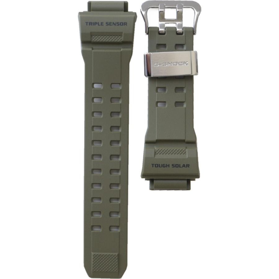 Genuine New CASIO G-SHOCK GW-9400NV-3 Urethane Band Moss Green Silver Buckle