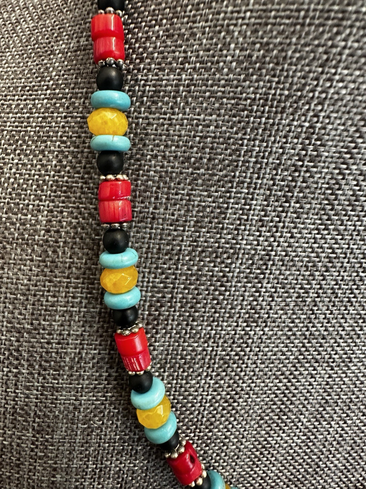 Vibrant Multicolor Beaded Necklace