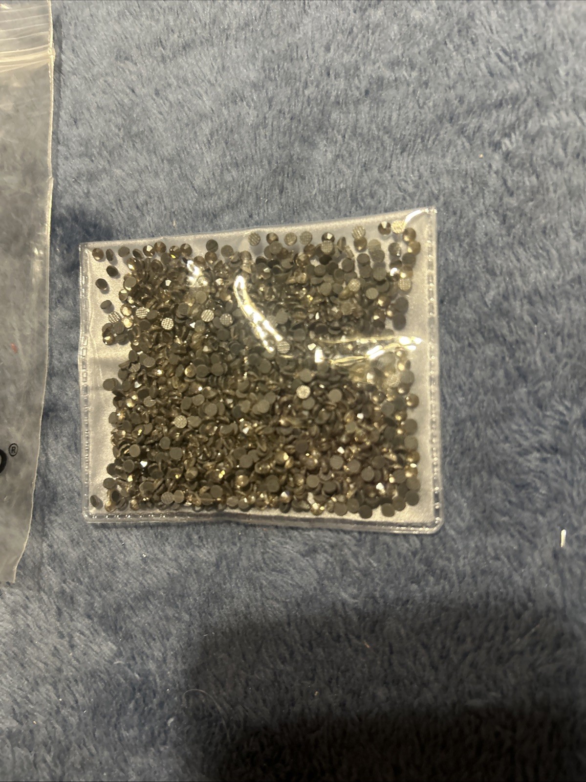 10 GROSS HOT-FIX SS10 (3 MM) Grey Black FACETED CRYSTALS Rhinestone Diamond 1D