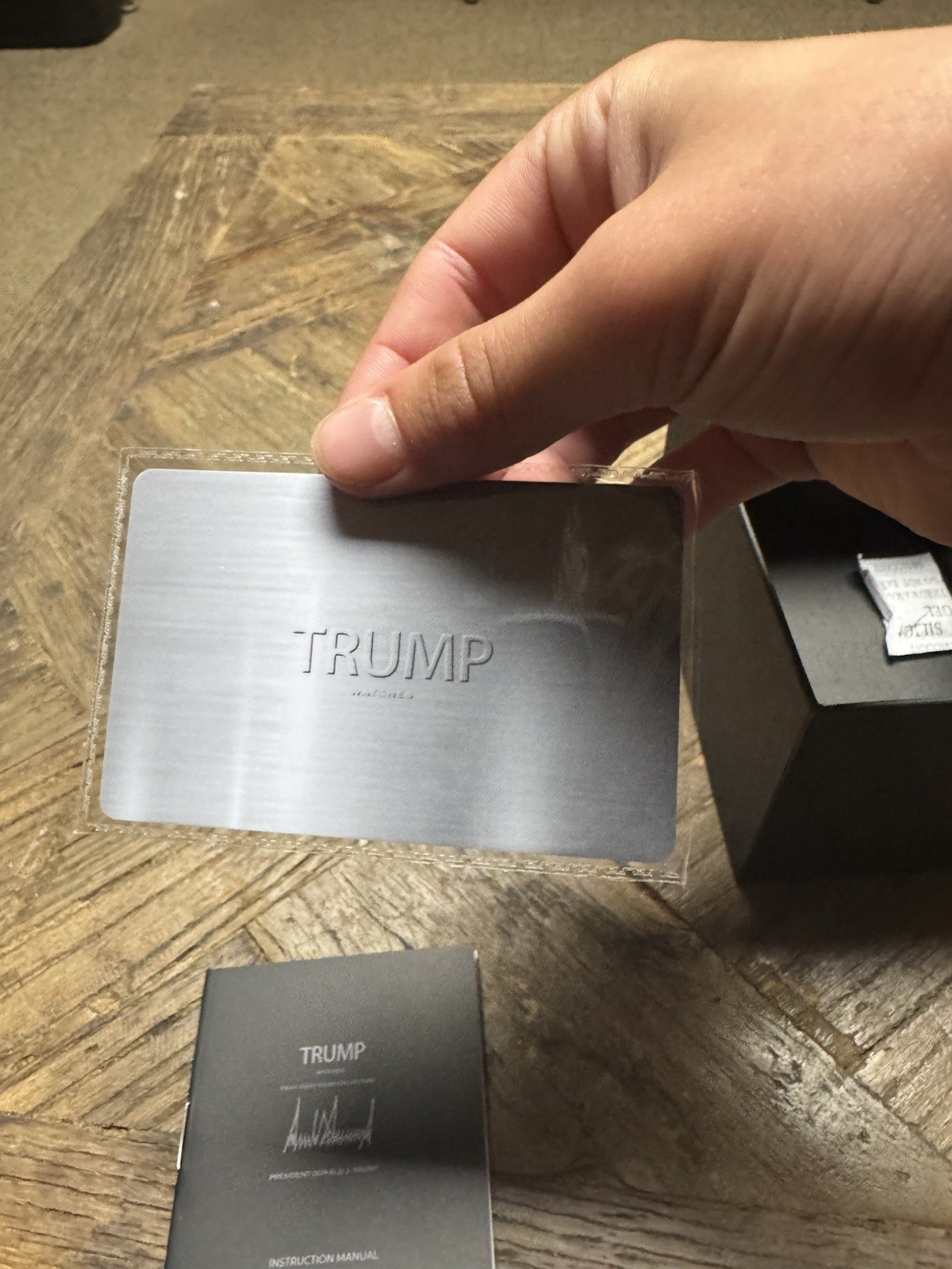 Trump Fight Fight Fight Victory Watch Silver Gold Bracelet 200M EVG-GT-001