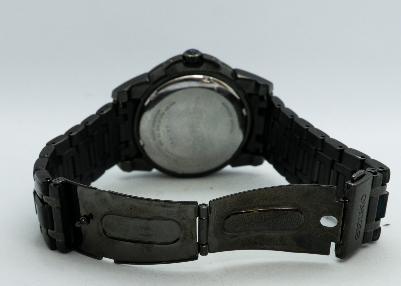 Seiko Premier Kinetic Perpetual Big Date Black Sapphire 7D48-0AM0| New Cap & Kit
