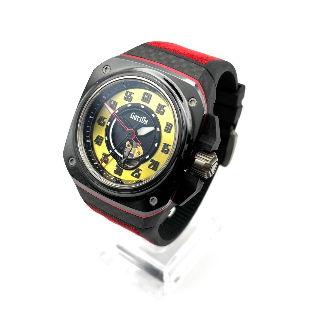 Gorilla Fastback Modena GT FBY21 Black Automatic Watch Japan 0713867