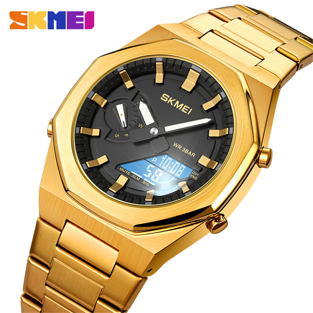 SKMEI Men Watch Luxury Military Wristwatch LED Digital Quartz Sport Watches Male