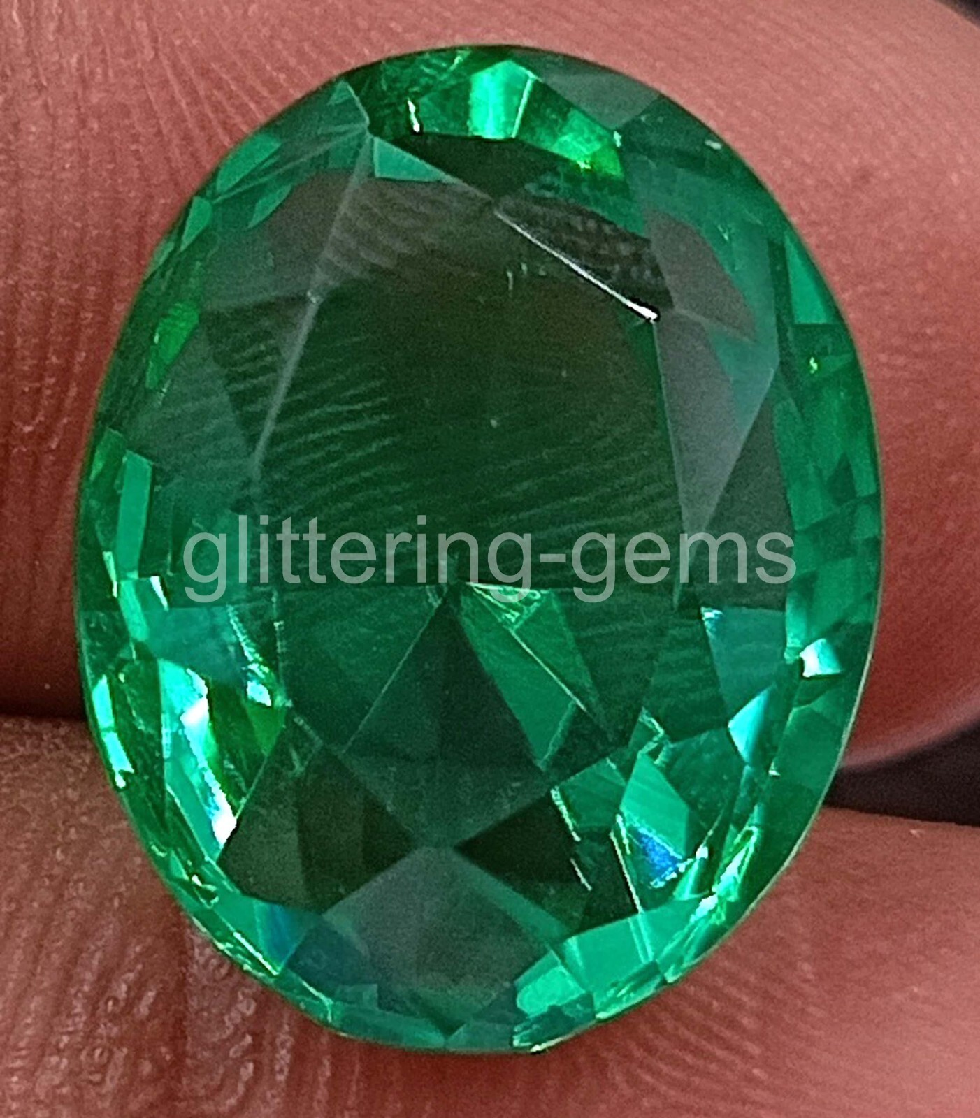 Zambian Green Emerald 9.10 Ct Natural Oval Cut Certified Loose Gemstone 5SDK
