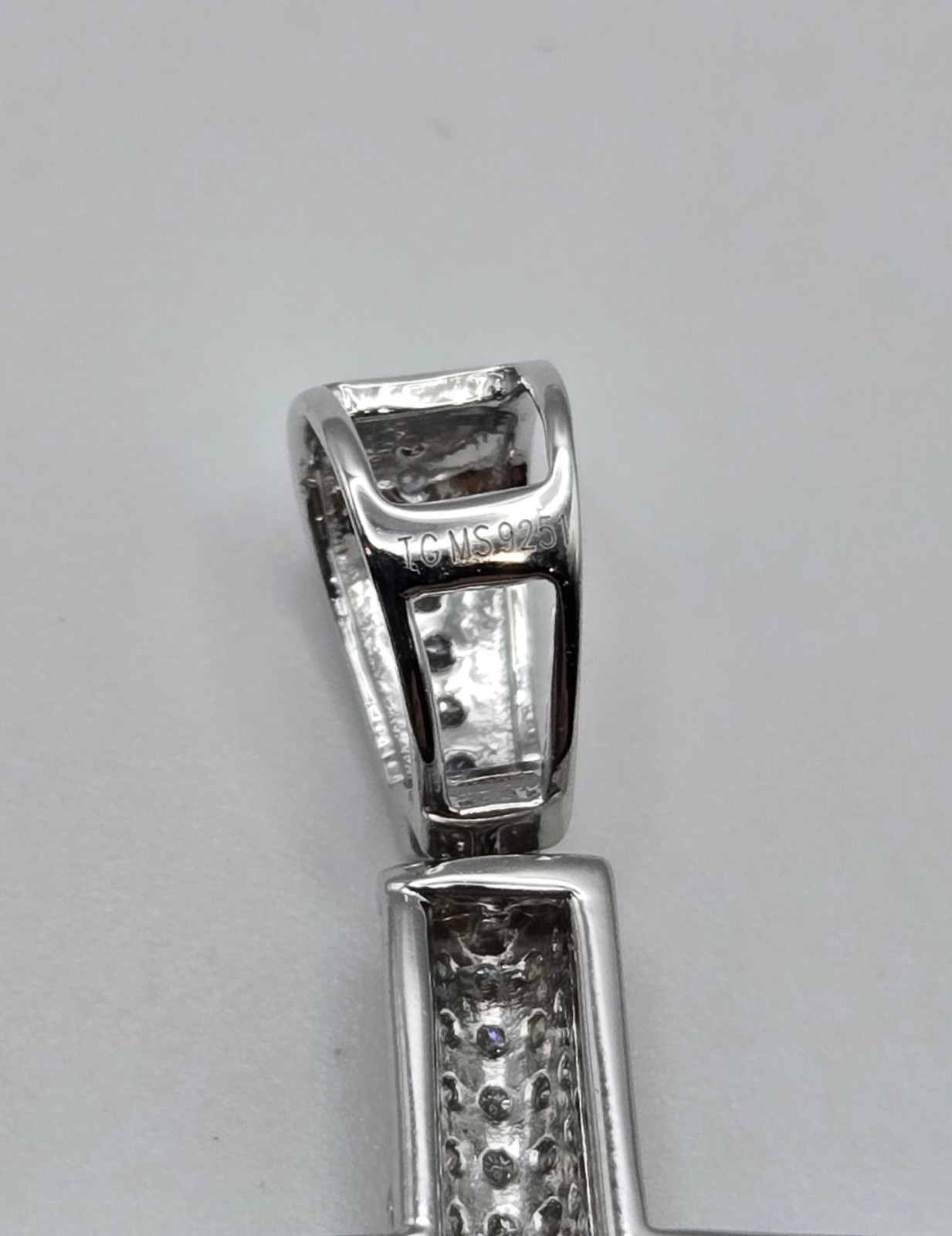 NEW Solid 925 Sterling Silver MOISSANITE PENDANT 2.0ctw Cross Pendant, USA