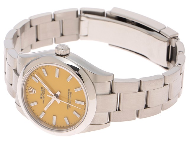 ROLEX 277200 Oyster Perpetual 31Watches Yellow dial Stainless Steel Women【…