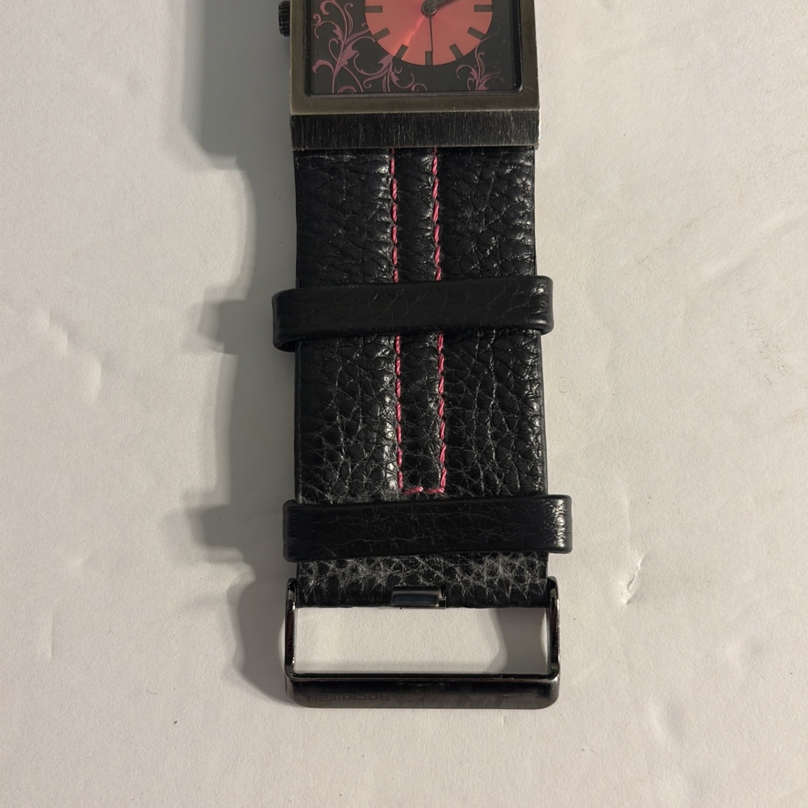 Rockwell MC118 Mercedes Ladies Watch, Black/Pink “New Battery “