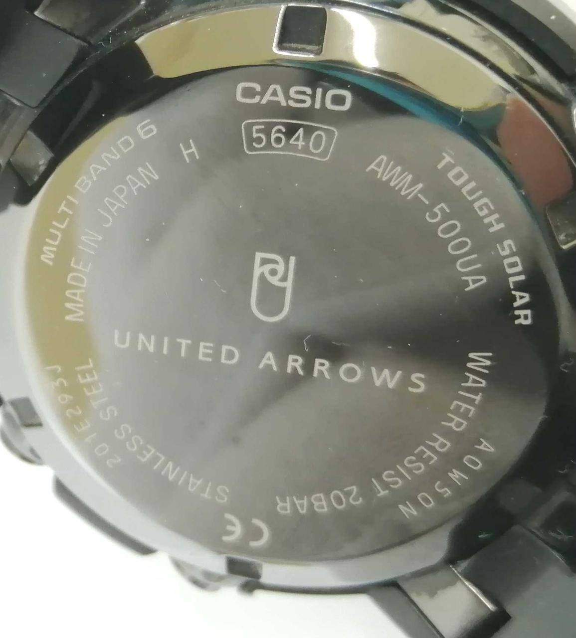 CASIO G-SHOCK AWM-500UA Black Solar Men Watch Auth Japan