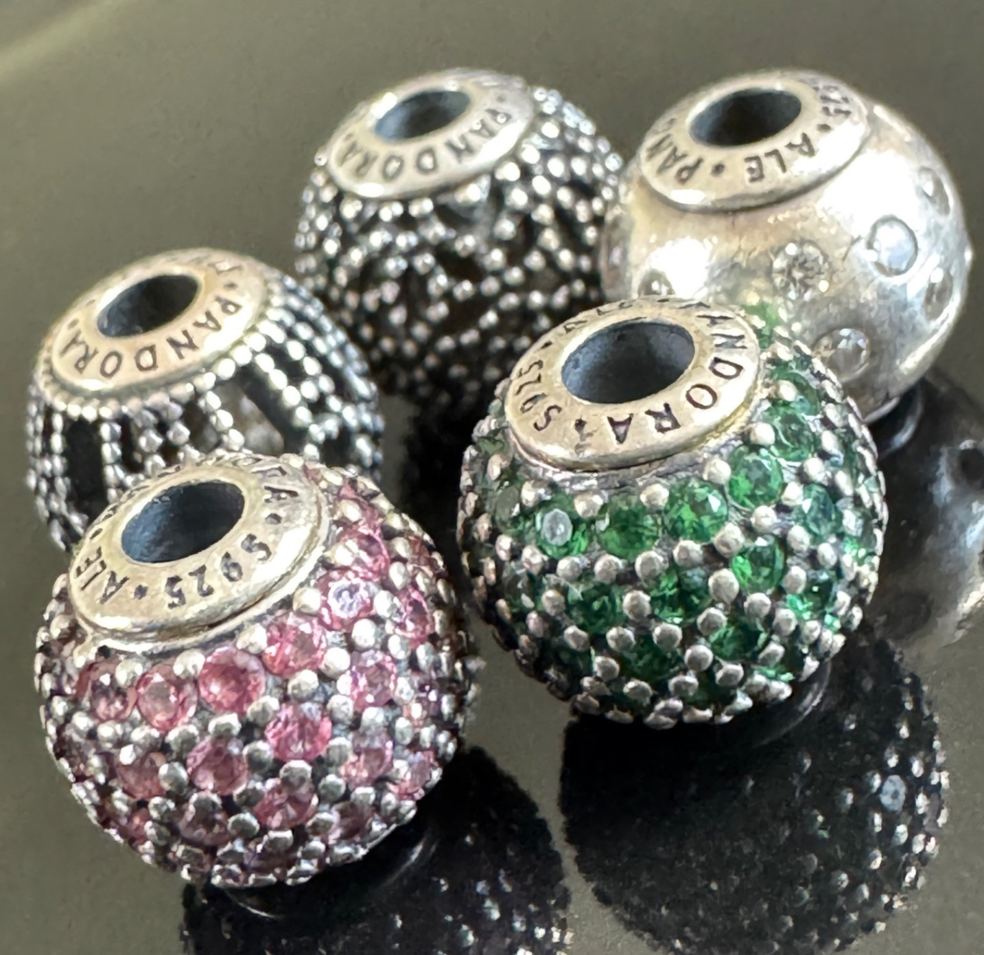 (Set of 5) Pandora ESSENCE Collection Charms