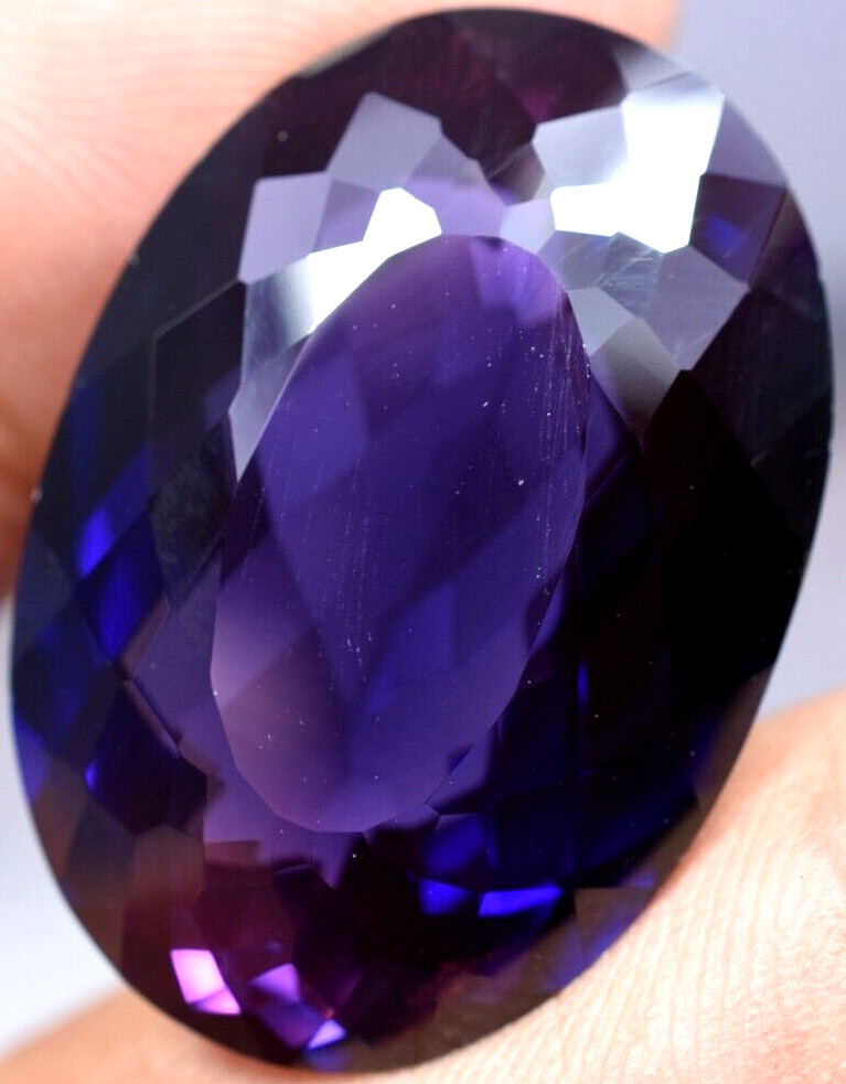 Natural 48.60 Ct Boysenberry Sapphire GGL Certified fabulous Loose Gemstone