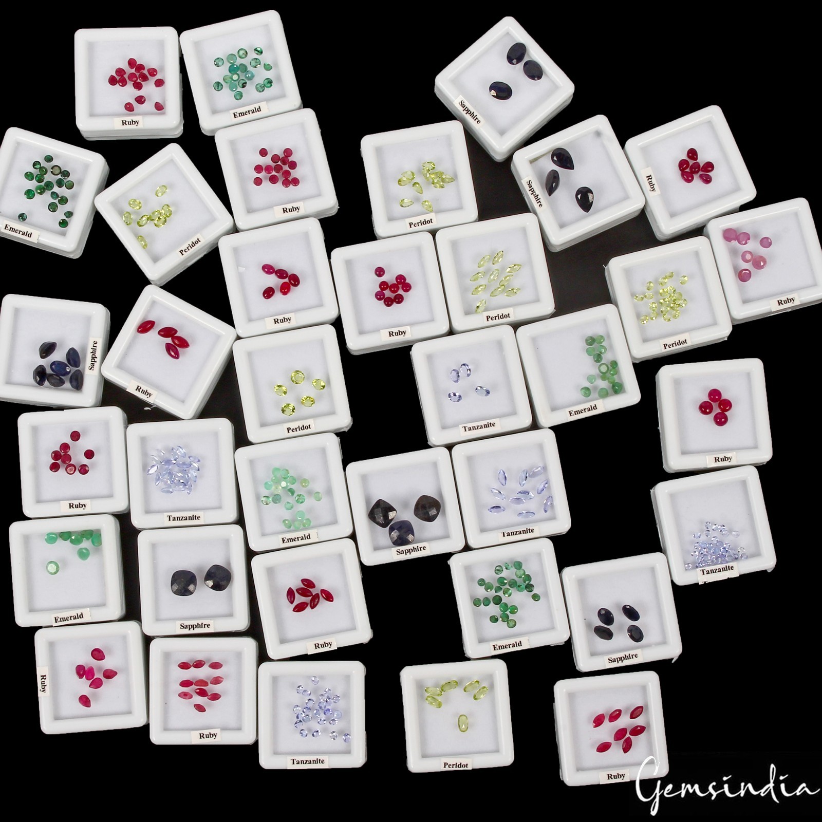 362 Pcs Estate Genuine Semi Precious Loose Mix Cut Multi Gems 36 Lot Collection