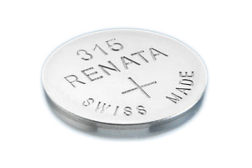 2 x Renata 315 Watch Batteries, 0% MERCURY equivalent SR716SW, Swiss Made
