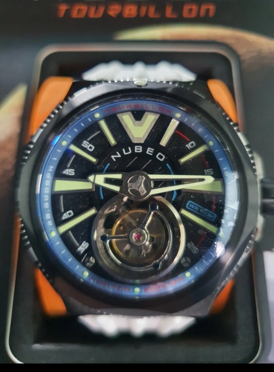 Nubeo Messenger Tourbillon ICE GALAXY NB-6075-02 BNIB, All Papes/Warranty BNIB