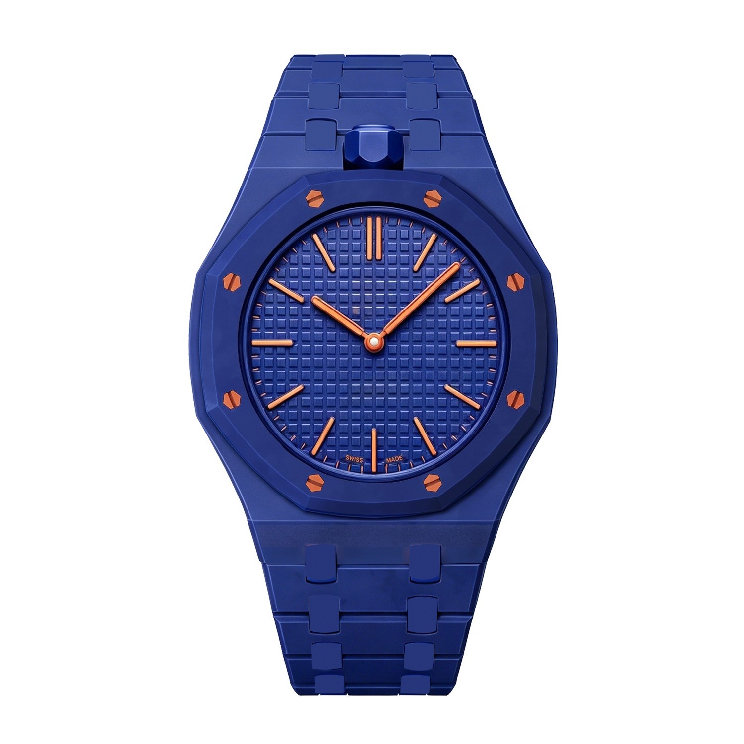 Luxury Bioceramic Case Band Mod Kit For Swatch X AP Royal Pop Watch Pre-Sale