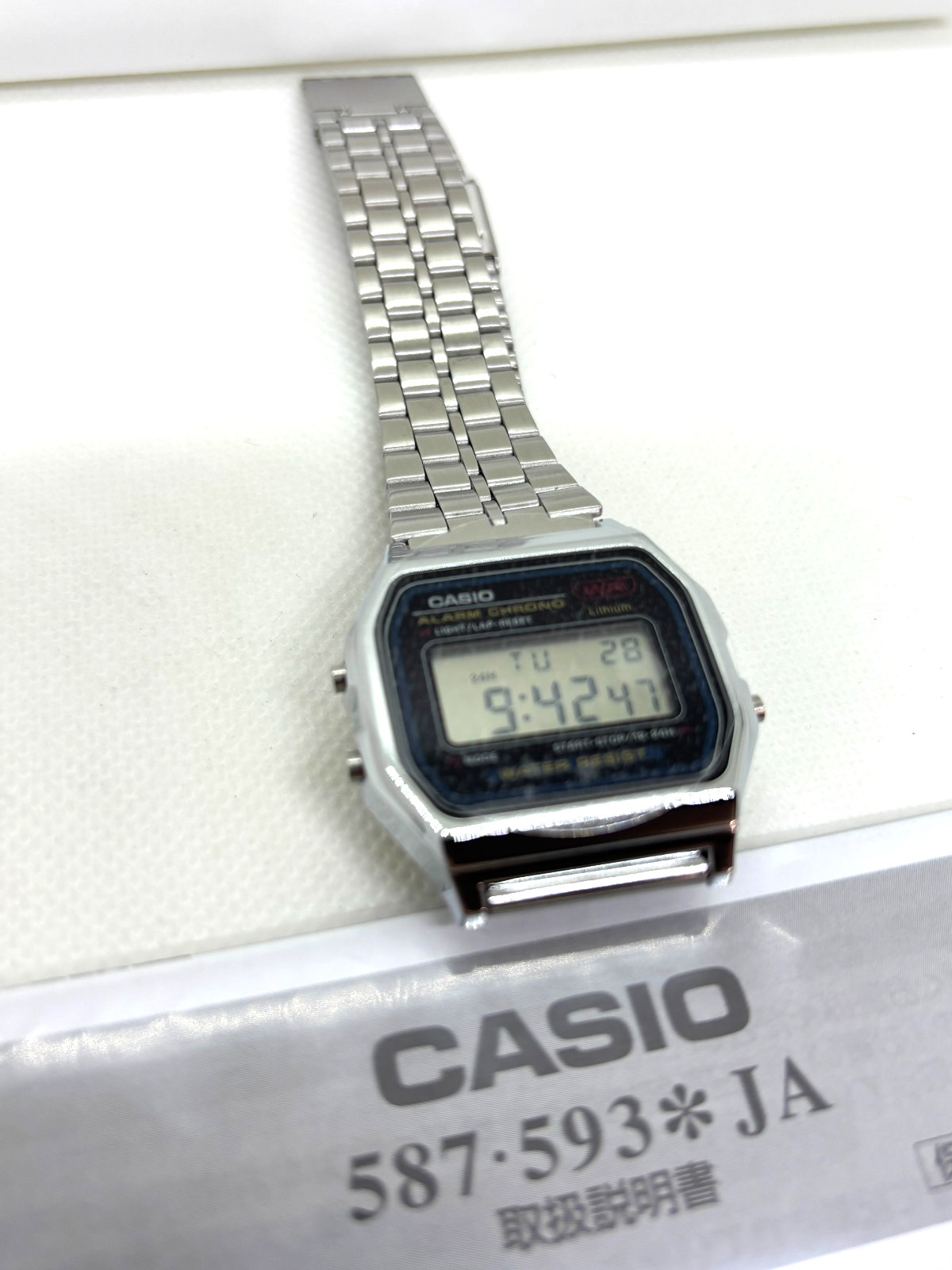 CASIO A159WA-N1JH Made in Japan Collection STANDARD Digital Watch Silver NEW