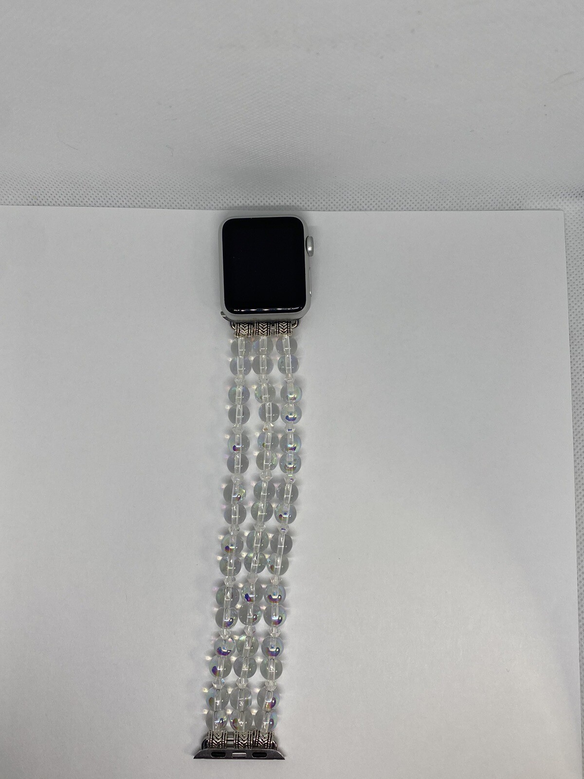 Apple Watch Slip On Wristband With Dazzling Color Glass Beads 38mm, 40mm, 41mm