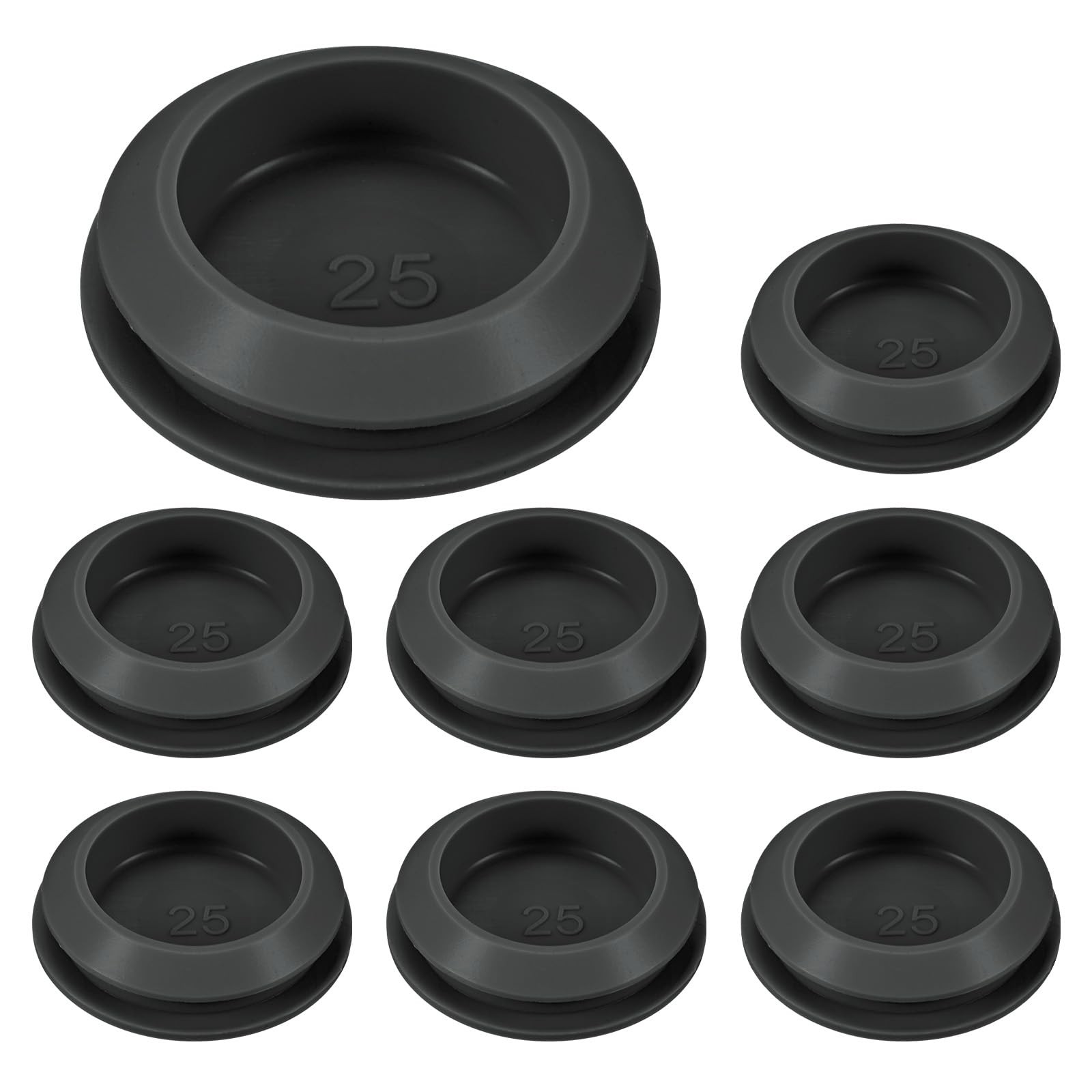 M METERXITY 8-Packs Silicone Hole Plugs, Snap in Locking Hole Plugs for 25-27…