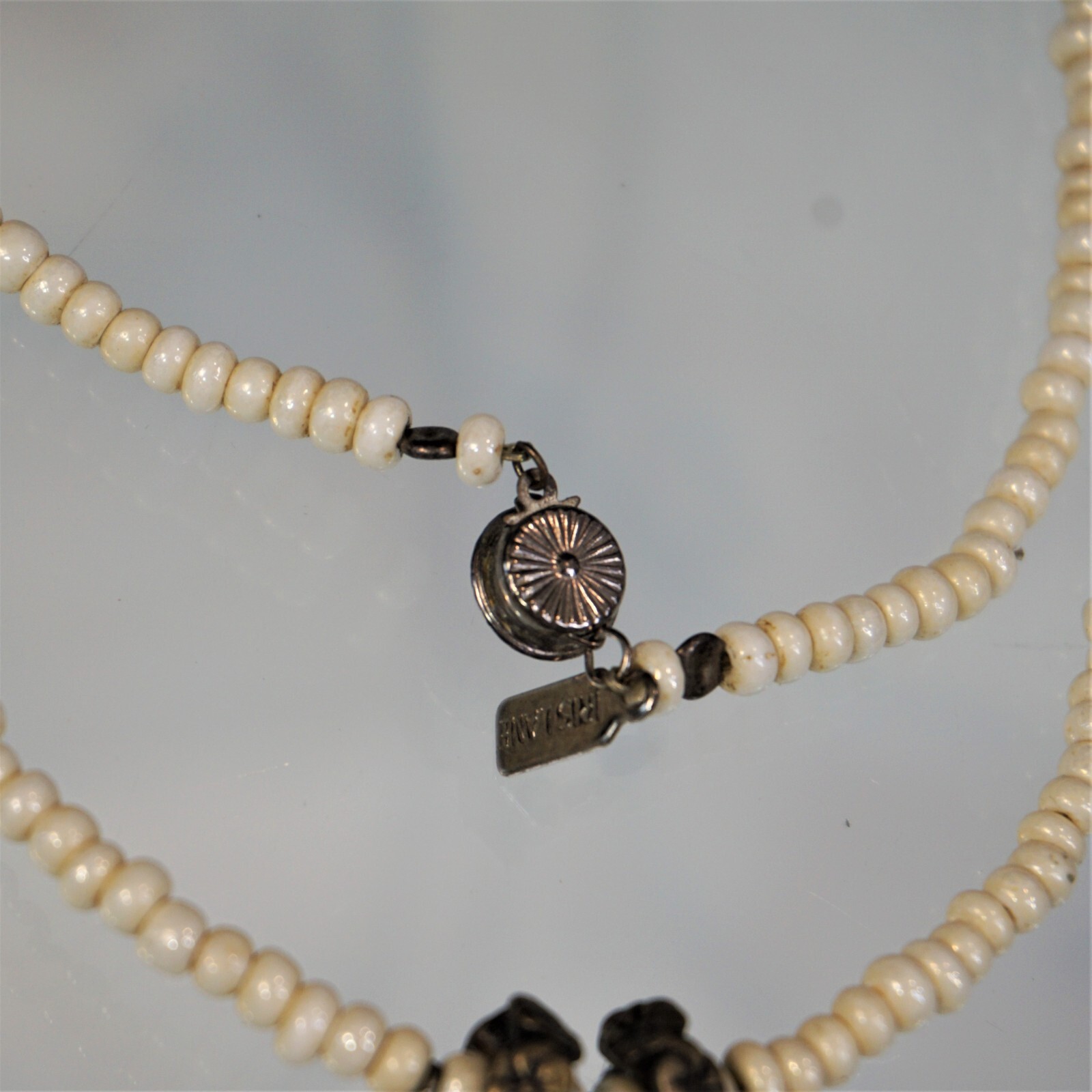 Iris Lane Necklace 1980s Designer Signed One of a Kind Vintage Beach Boho