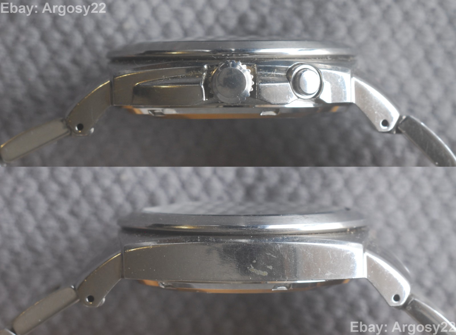 Seiko Kinetic SUS, 5M42 0E50, SCFW005, Silver dial, Restored