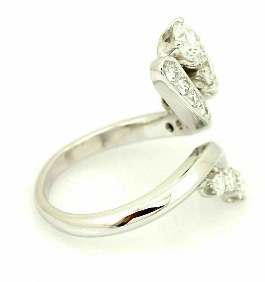 2Ct Round Cut Lab-Created Diamond Engagement Cocktail Ring 14k White Gold Plated
