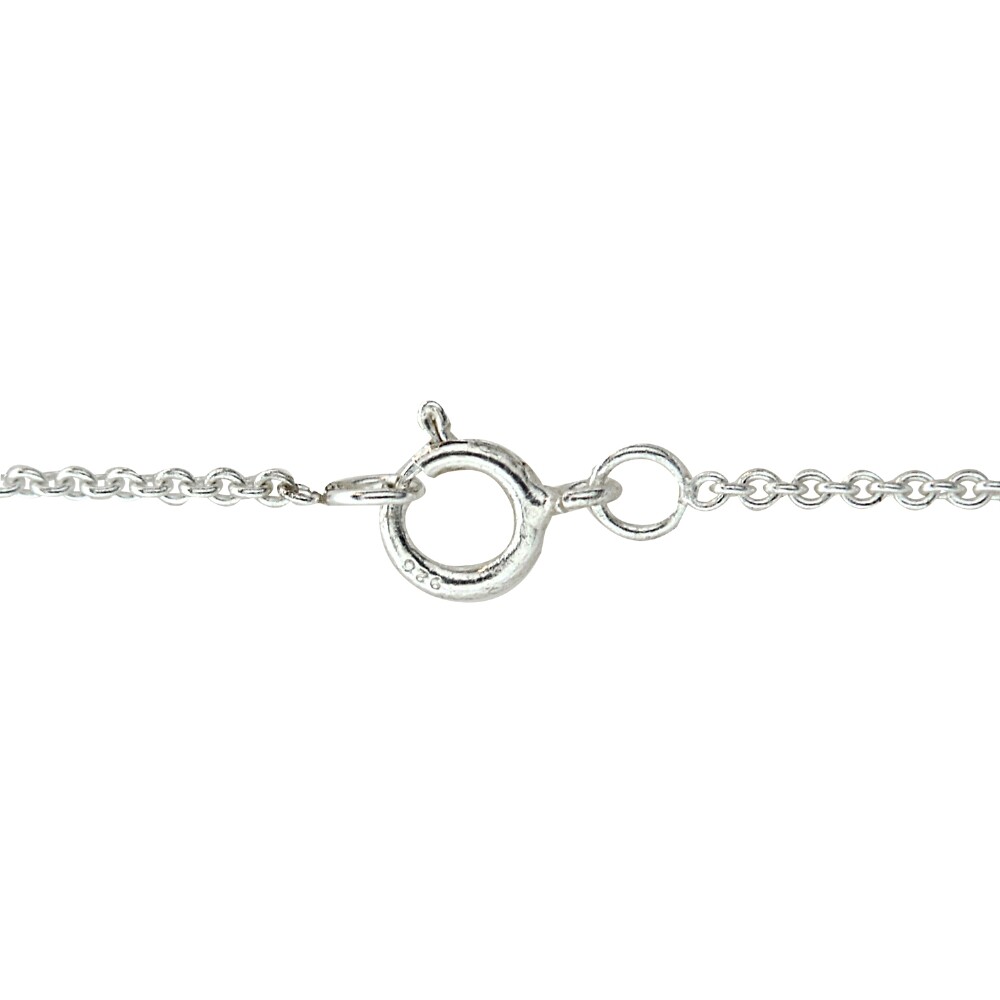 Sterling Silver Graduated Polished Bead Necklace
