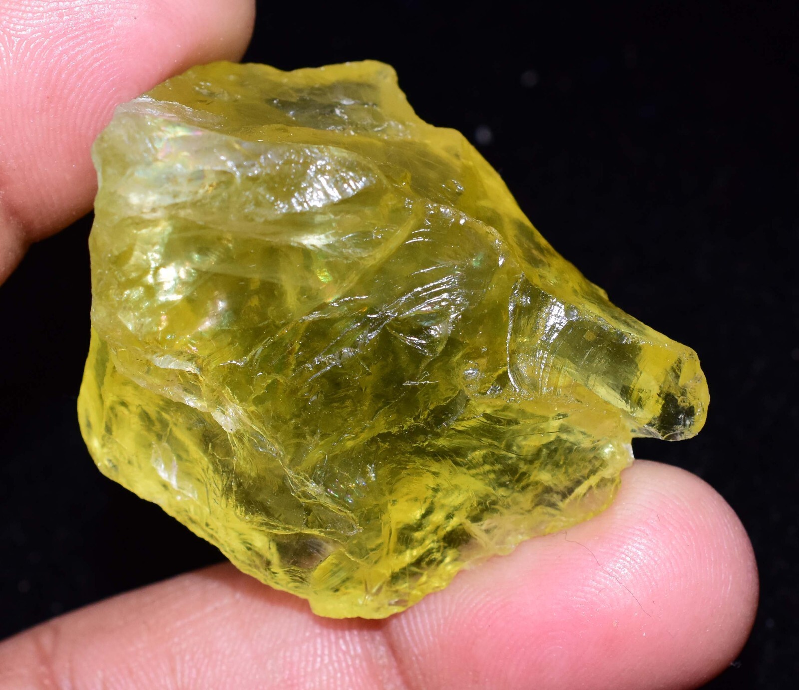 128.50 Ct Natural Lemon Brazilian Citrine Untreated Earth-Mined Loose Rough