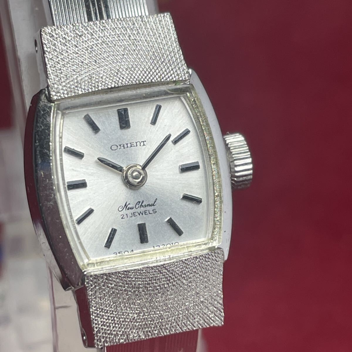 Good Condition ORIENT New Chanel 21 Jewels Hand Wound Vintage Antique Operationa