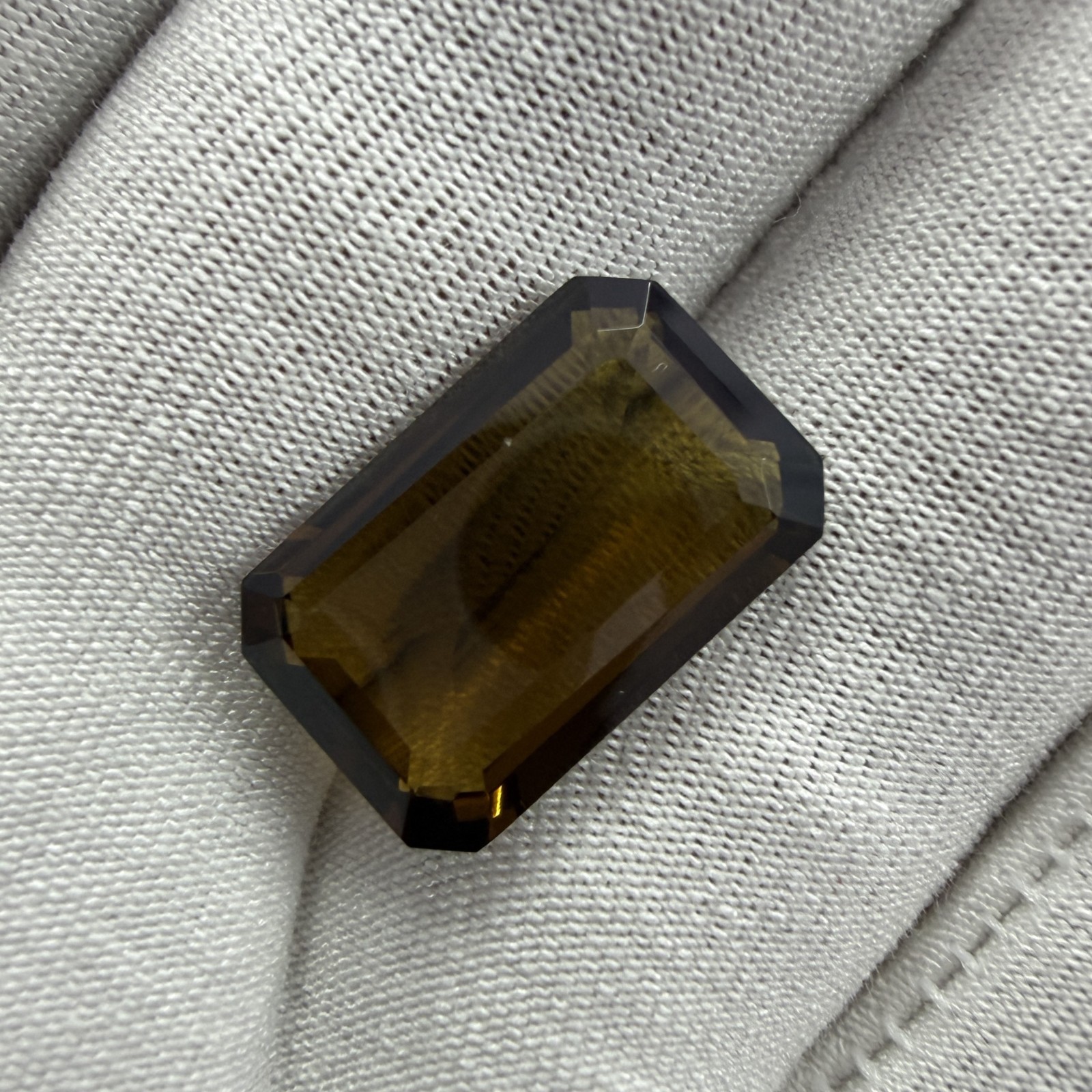 Natural Honey Quartz Octagon Cut Loose Certified Gemstone