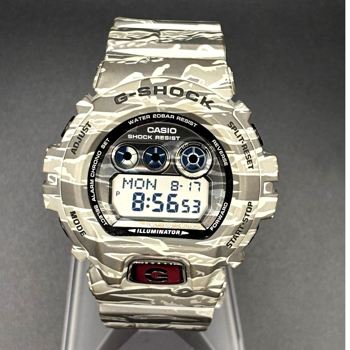 Casio G-Shock GD-X6900TC-8 Tiger Camo Digital 200M Watch Discontinued