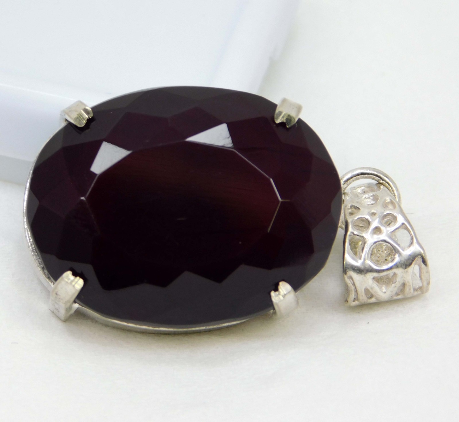 Natural 54.90 Ct Red Topaz Pendant Gems Oval Cut Certified Brazil Rare