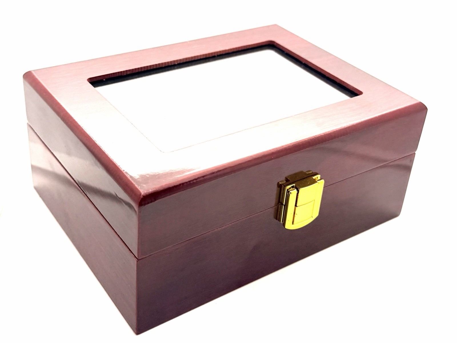 2 Holes Wooden Ring Box