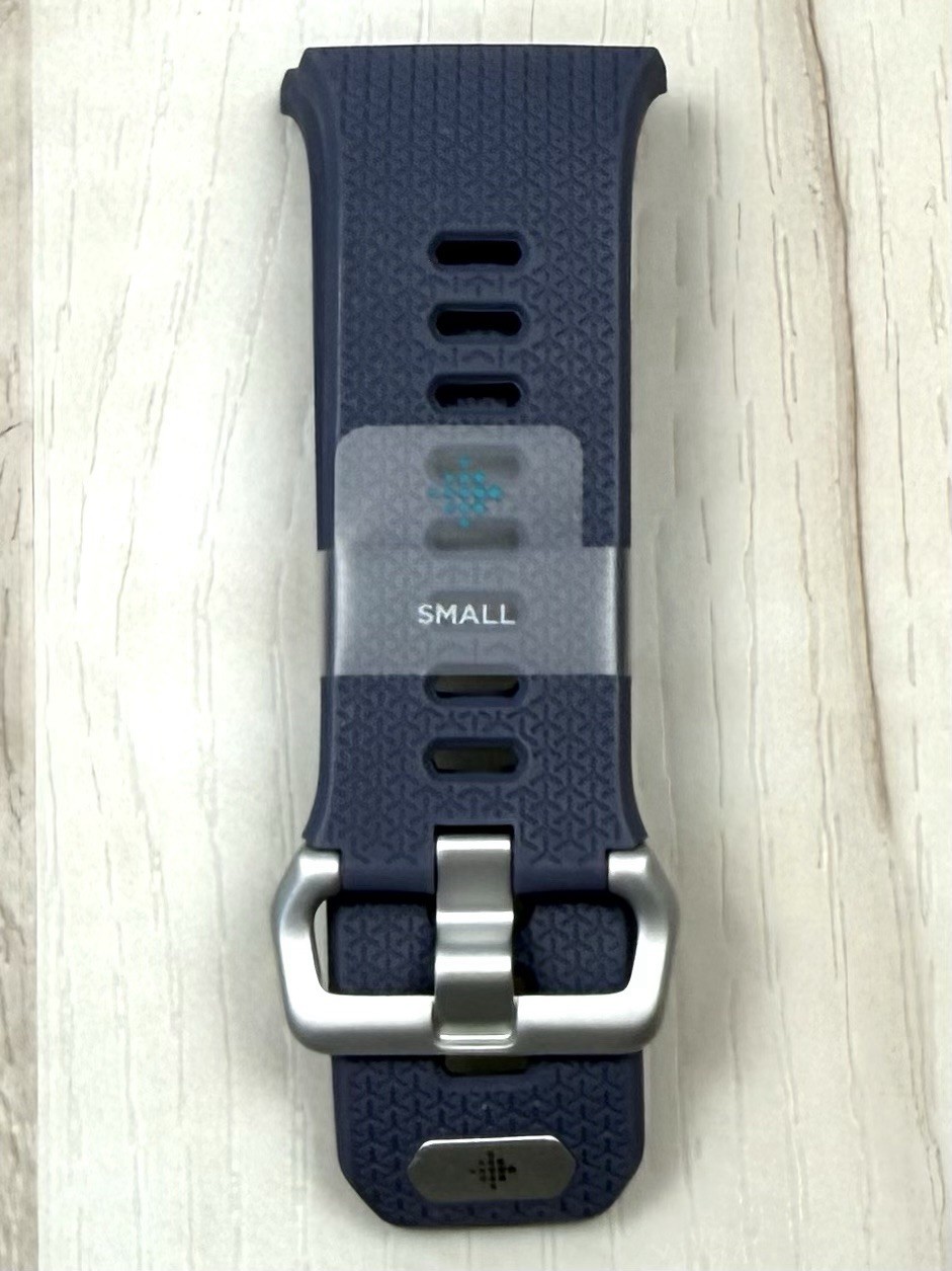 OEM Genuine FITBIT Ionic SMALL Slate Blue Rubber Watchband Strap Wristband NEW