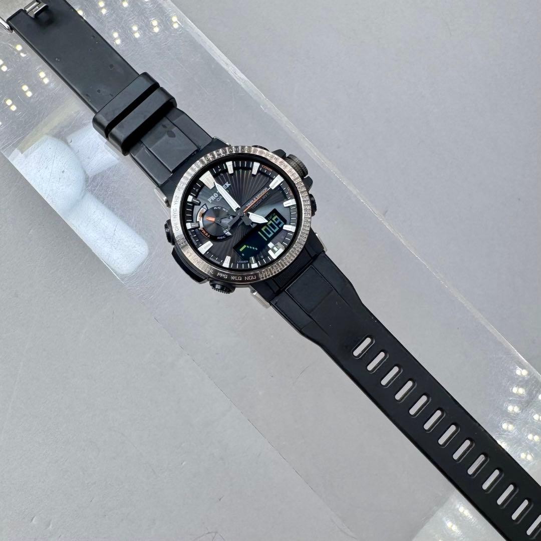 PROTREK PRW 60Y Radio Solar Black Triple Sensor