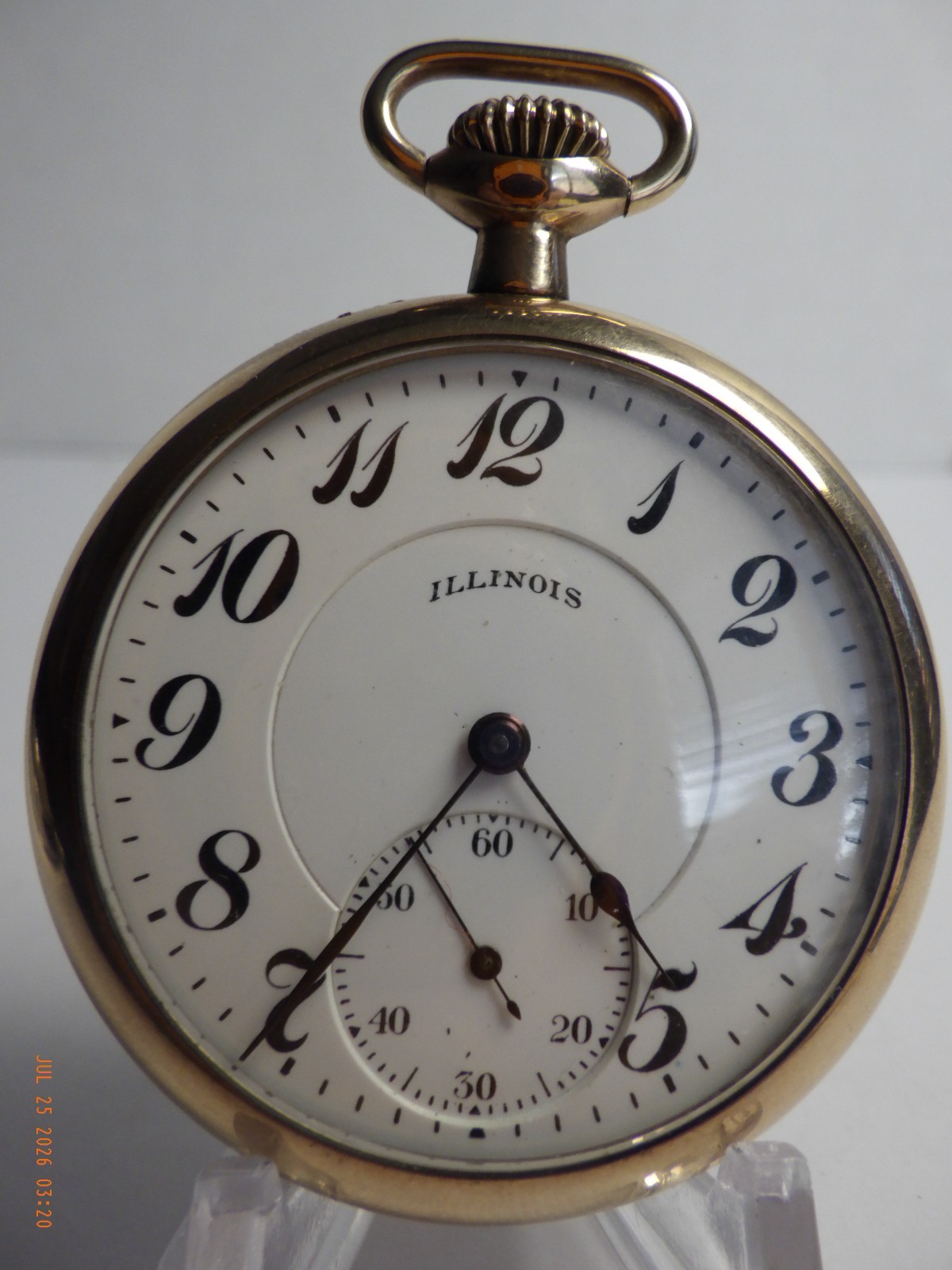 Illinois “Railroad dispatcher Special” pocket watch 16s 19 Jewel