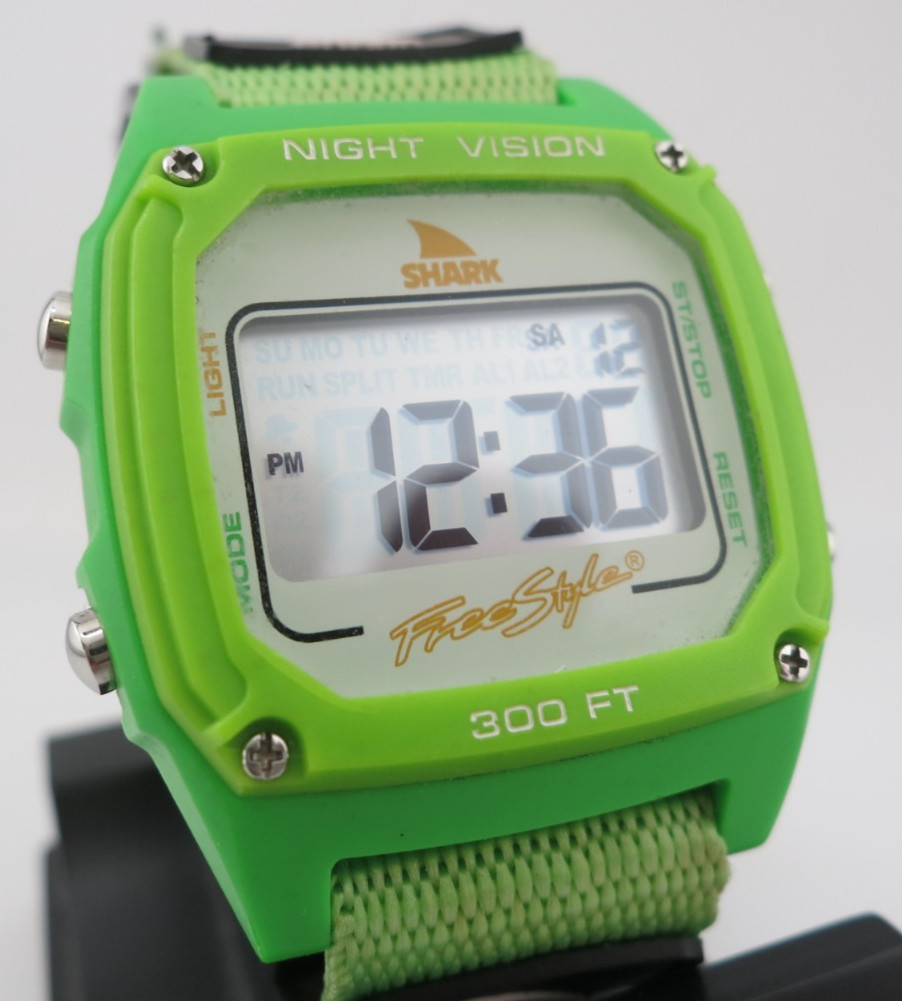 Freestyle Shark Leash Green Digital Watch – 10006447 – New Battery