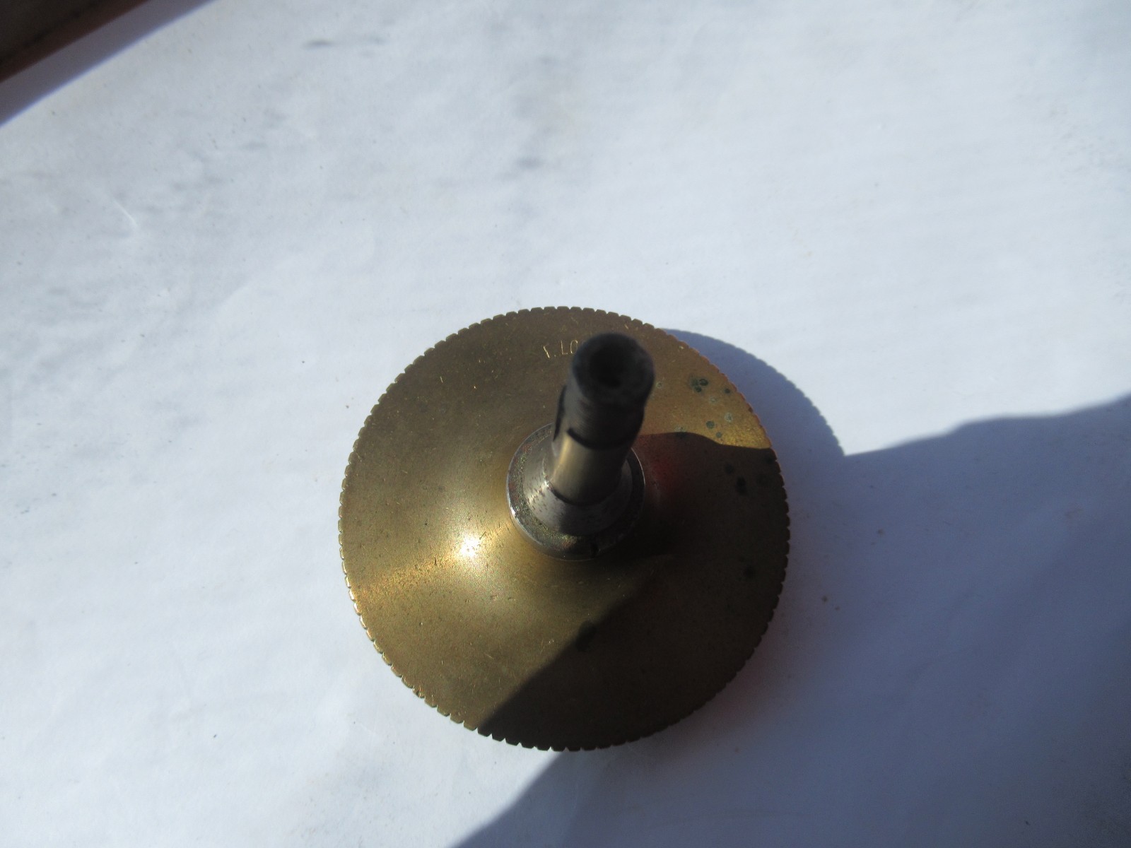 Watchmakers Lathe Parts 8mm bezal or ring chuckf lorch signed good useable chuck