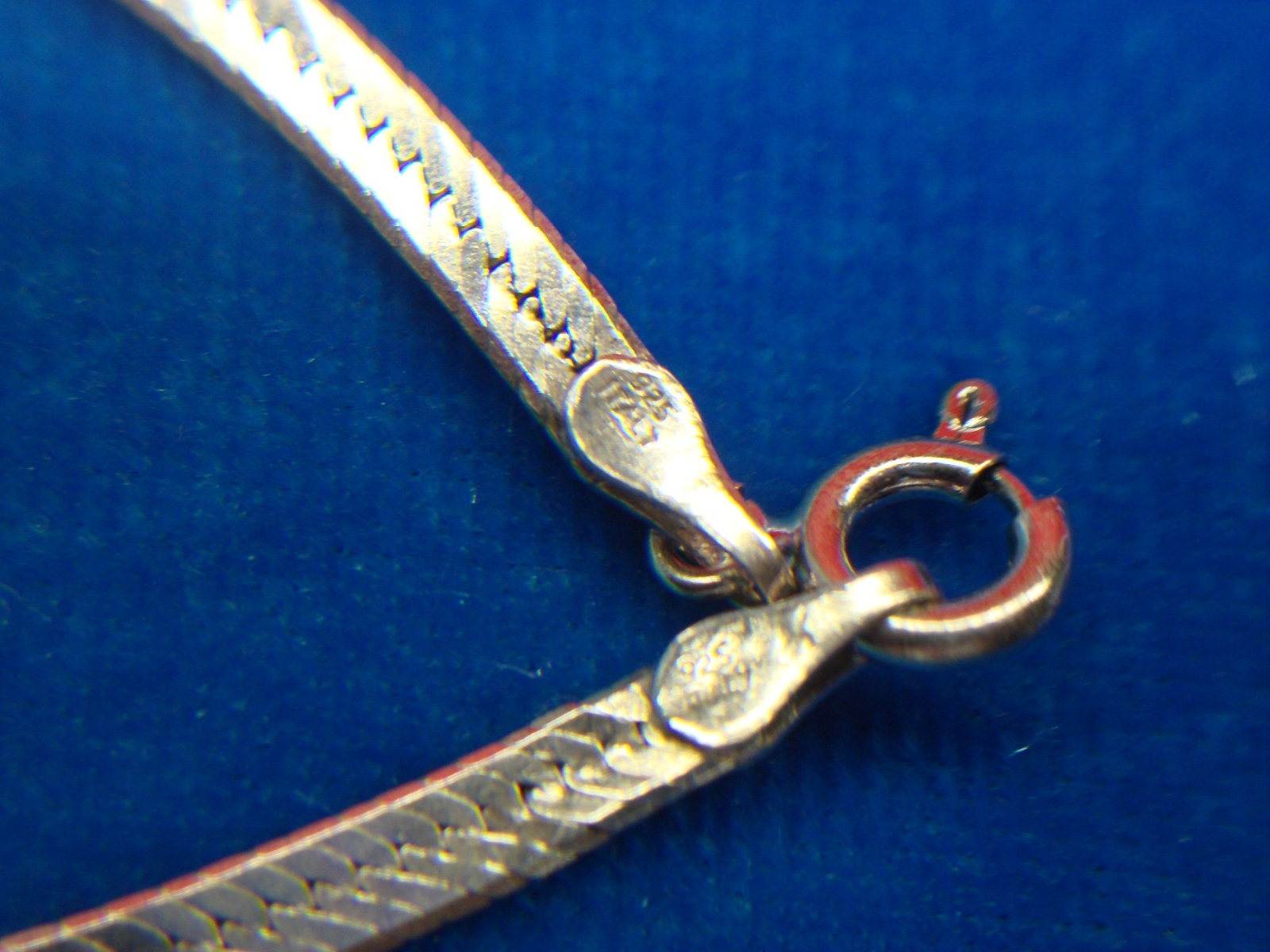 4 PRETTY STERLING SILVER BRACELETS – ALL DIFF. – NICE TOO