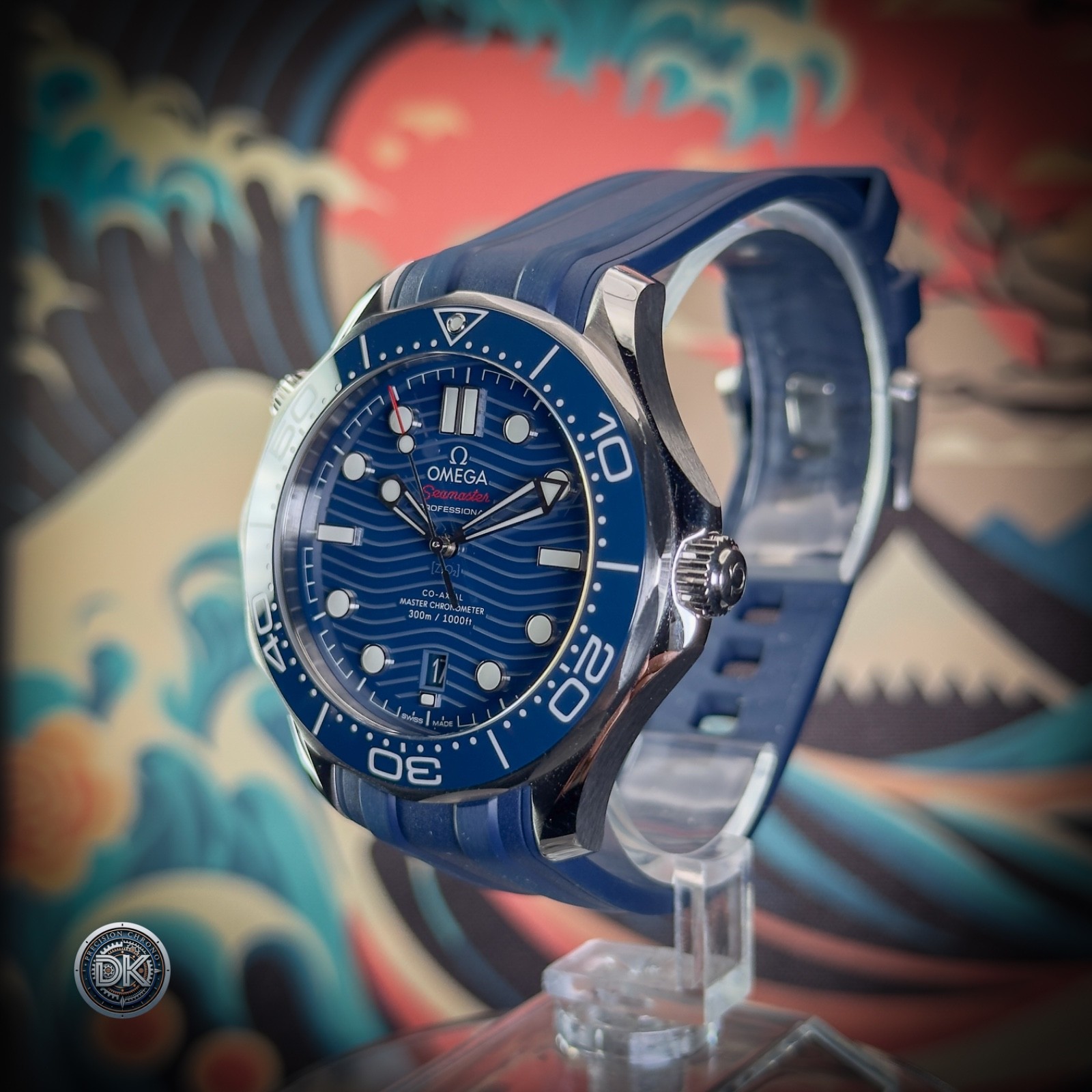 Omega Seamaster Diver 300M Blue Wave 210.32.42.20.03.001 FULL SET