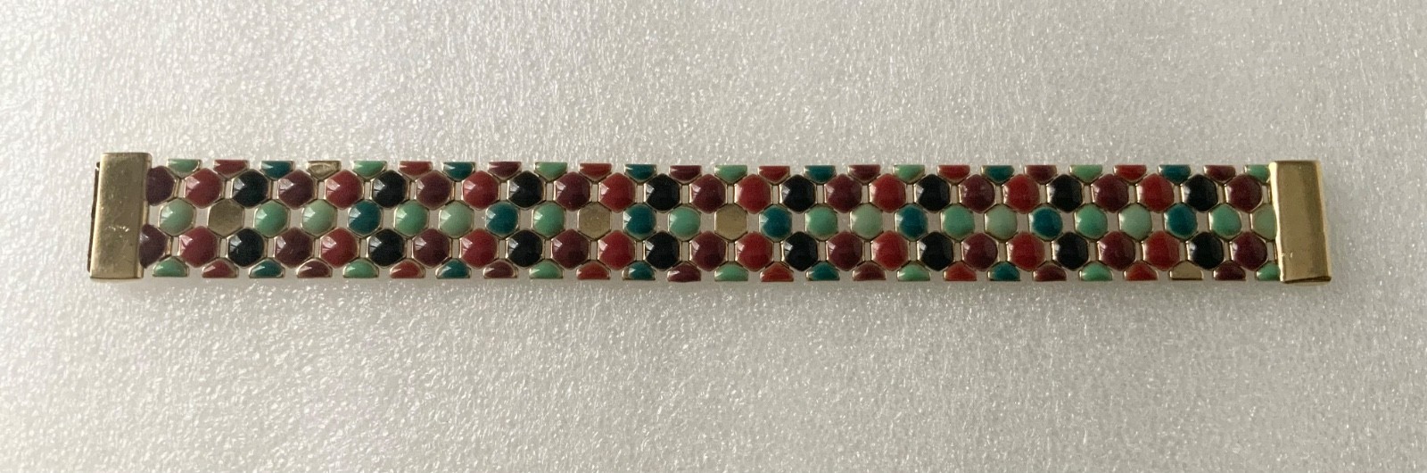 Liz Claiborne 28cm Vintage Honeycomb Bracelet with Magnet Clasp