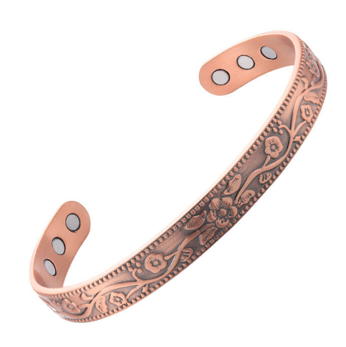Hand Forged Copper Alloy Bracelet Solid Copper Arthritis Relief Bracelet