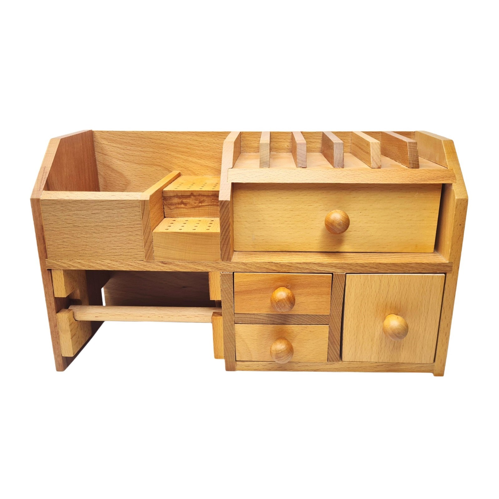 Jewelers Bench Top Tool Organizer Storage – Jewelry Shelf Drawers Compartment