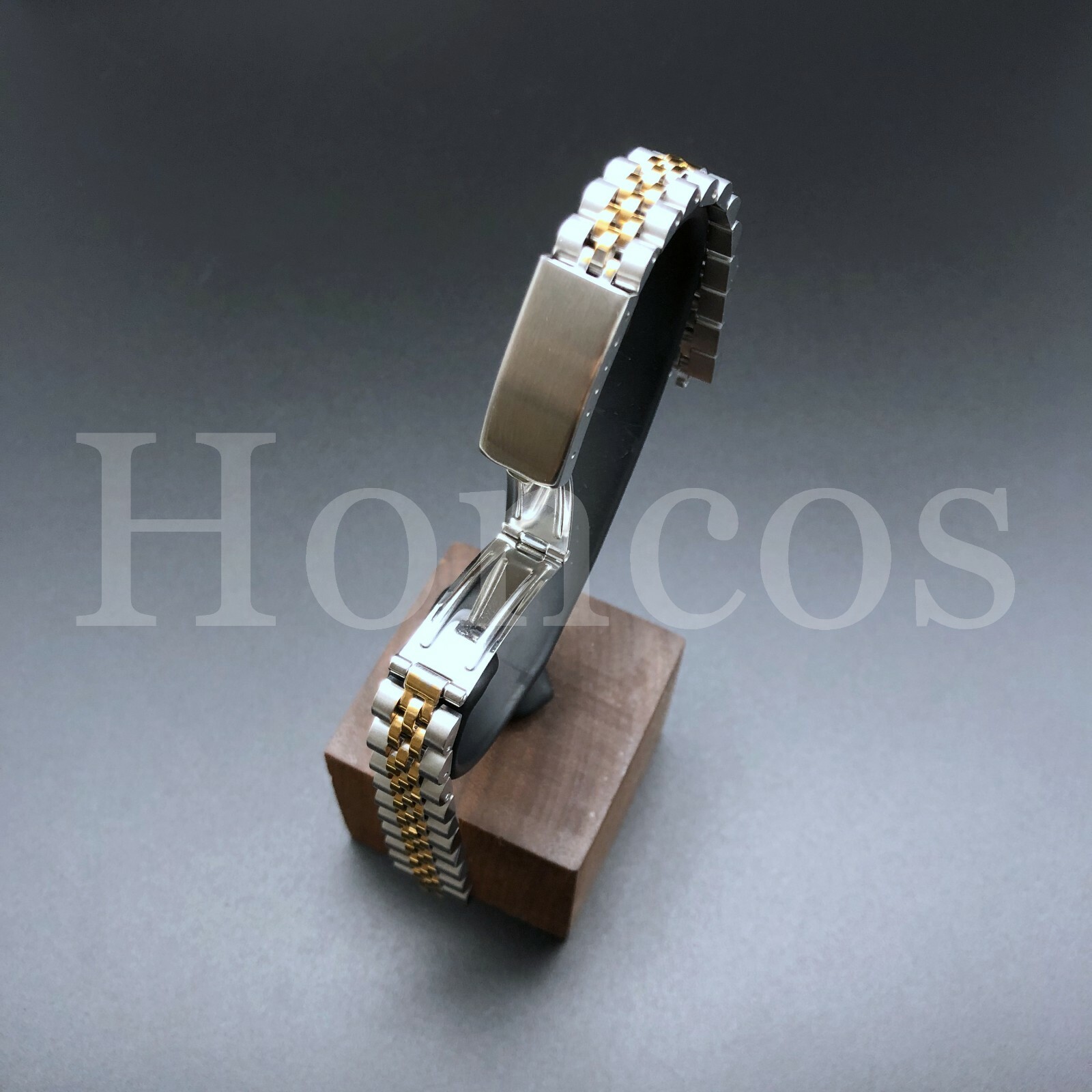 13MM TWO TONE GOLD LADY JUBILEE WATCH BAND FITS FOR ROLEX 26 DATEJUST 6927 6919