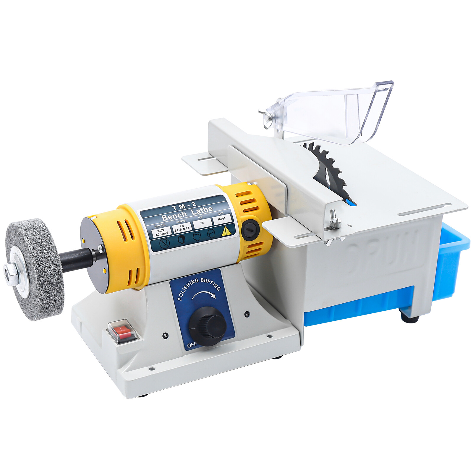 Gem Jewelry Rock Polishing Buffer Bench Lathe Table Saw Cutting Machine Polisher