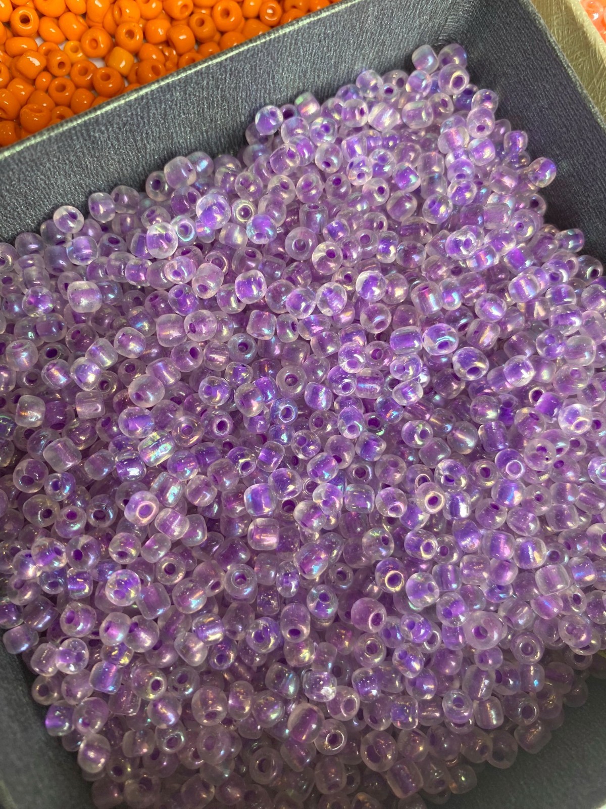 Huge Lot Seed Beads Mix Color 6/0 Mix Green Purple Pink Blue White 3 lb DIY