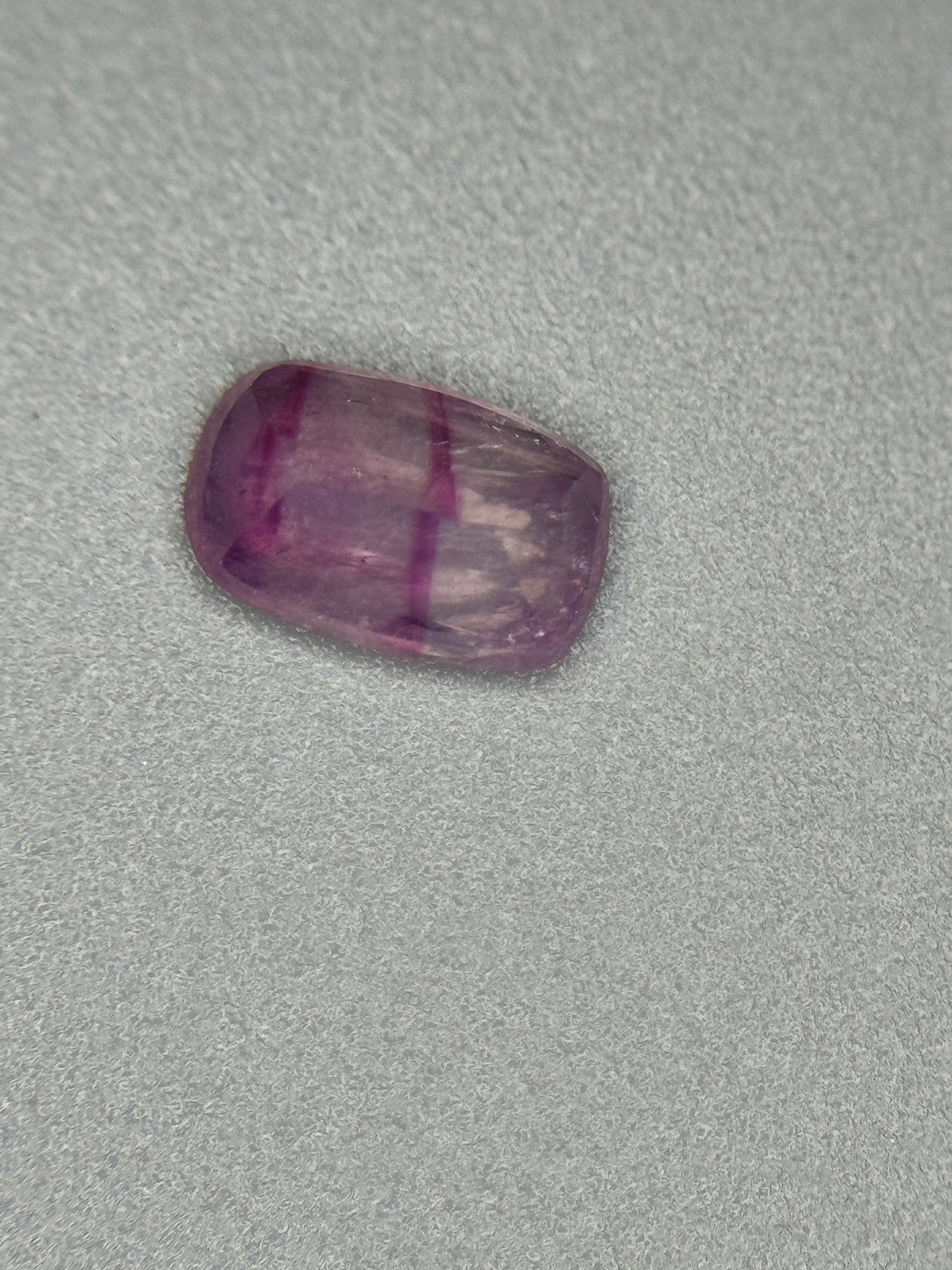 Color Zoning Natural Purplish Pink Kashmir* sapphire Unheated Oval (UK SELLER)
