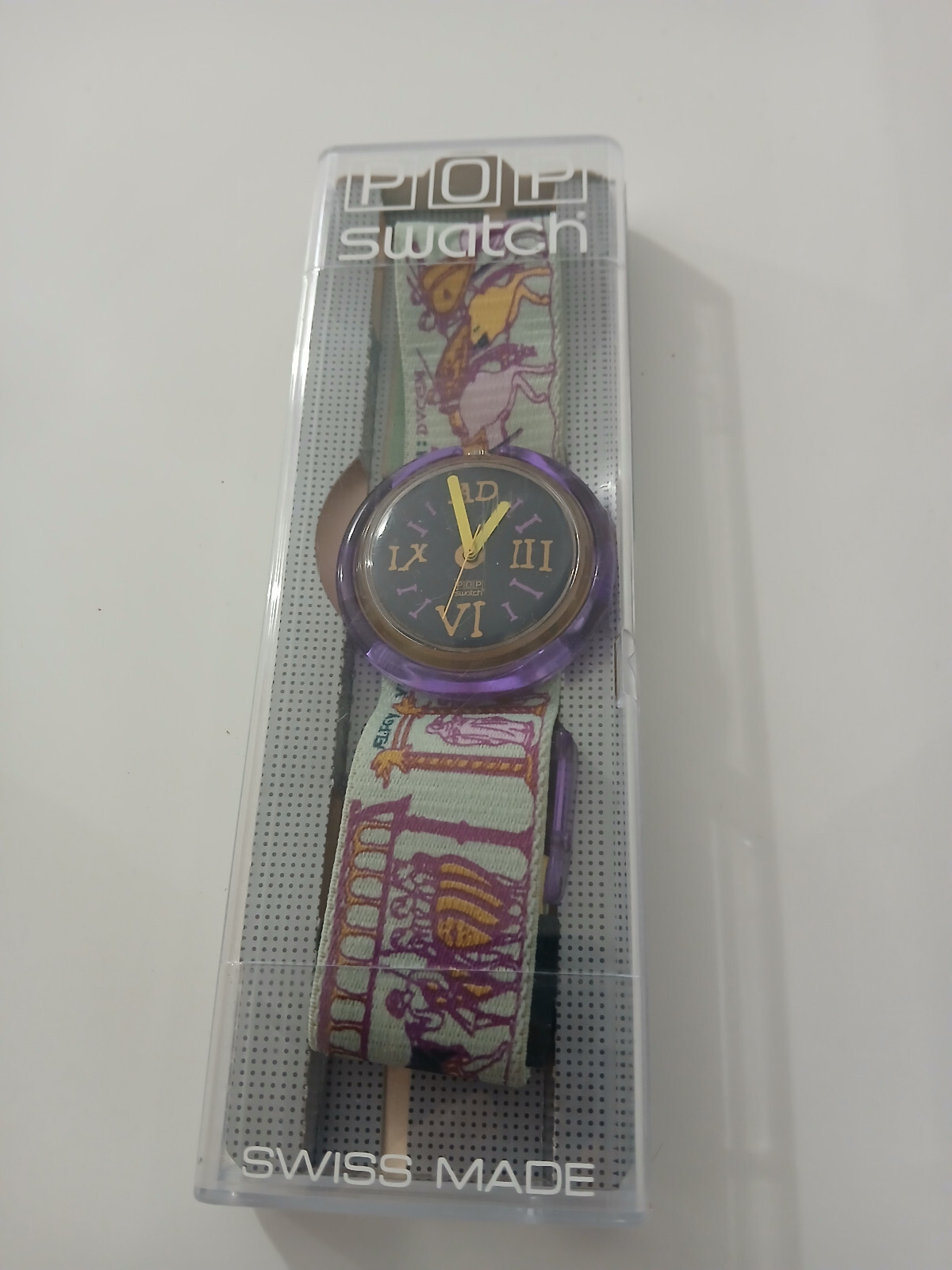 Swatch Pop 1992 PWK170 Lancelot Vintage Watch Rare