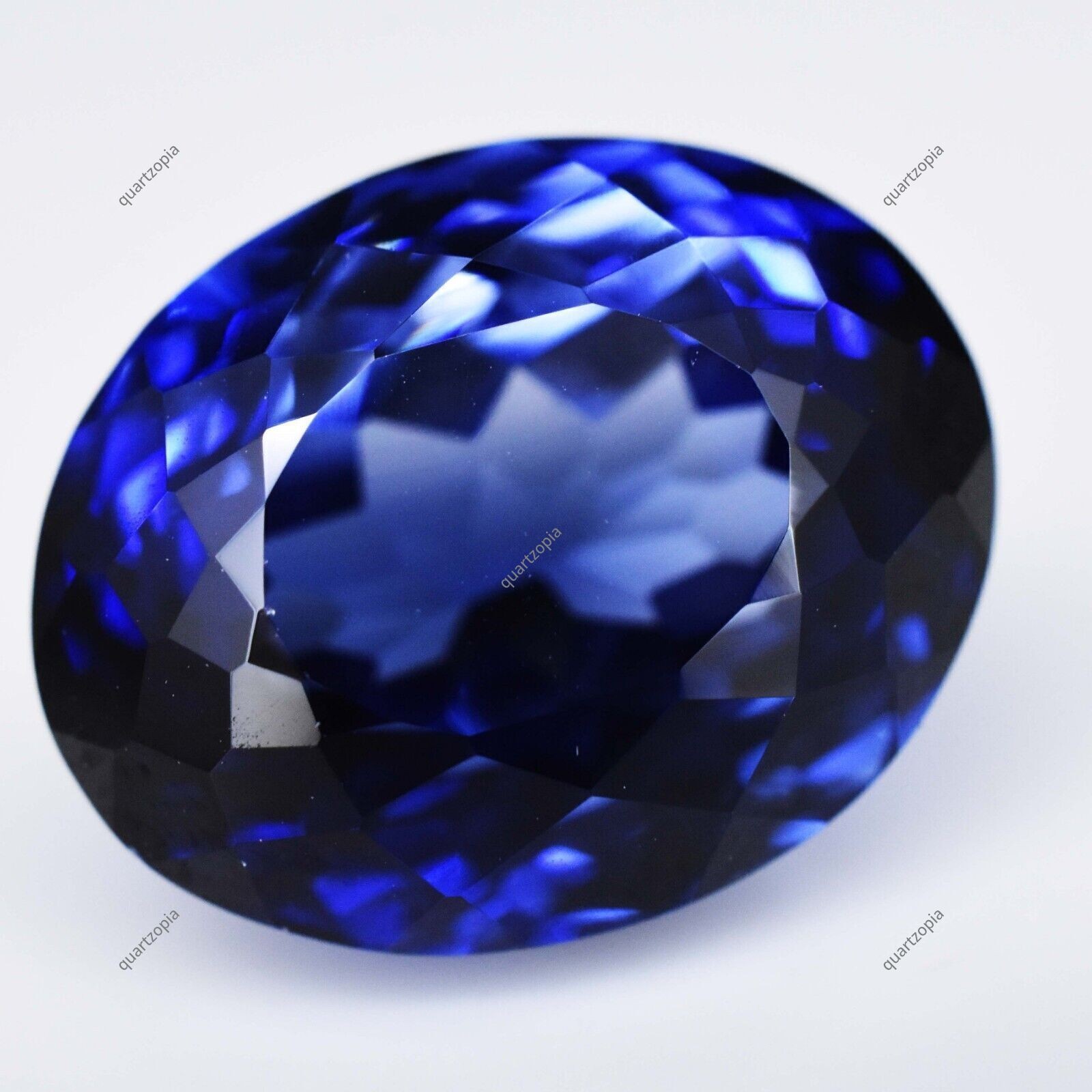 21.25 Ct Natural Blue Sapphire Oval Cut Extremely Rare CERTIFIED Loose Gemstone