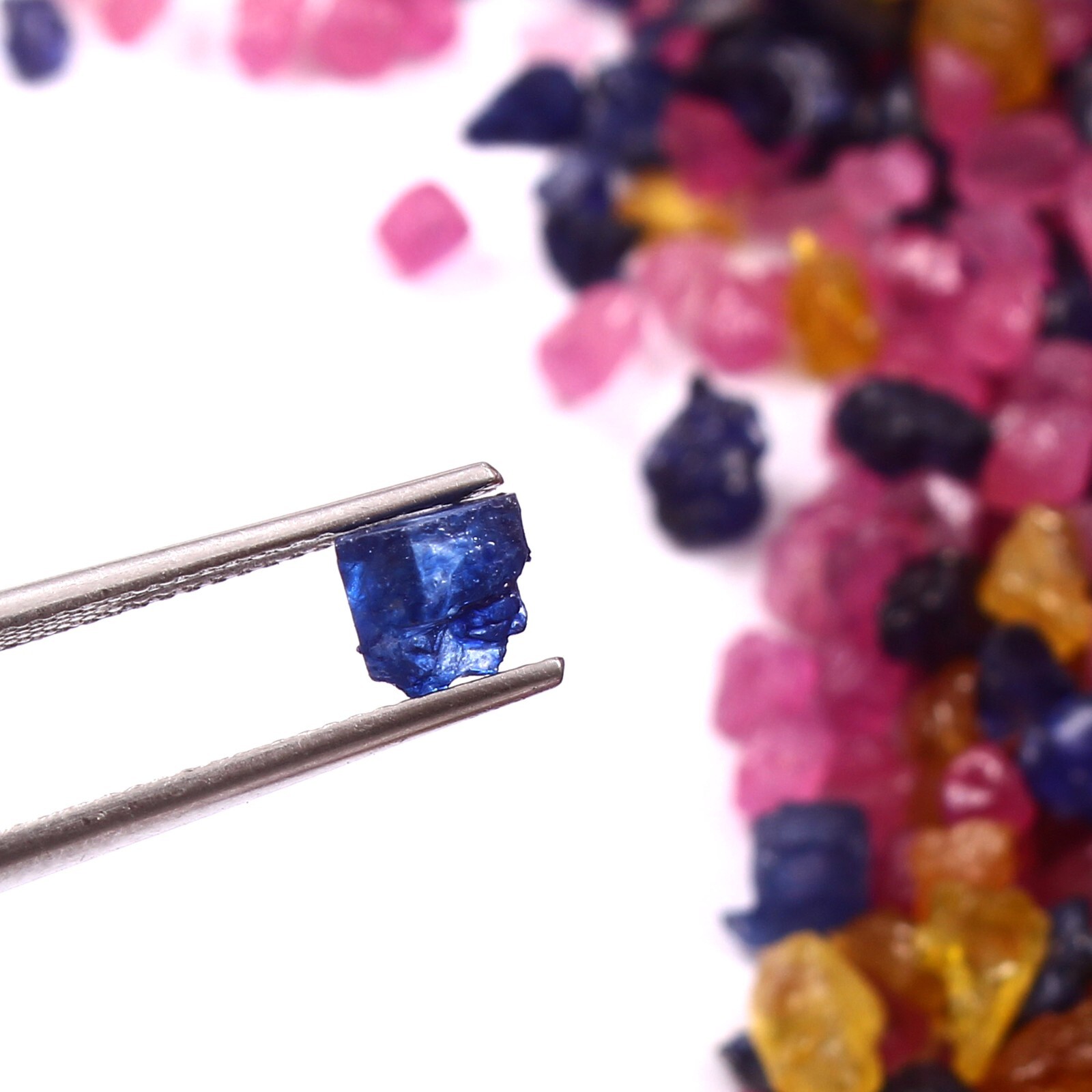 Natural Thailand Multi Mix Facet Grade Sapphire & Ruby Gemstone Rough Lot 200 Ct